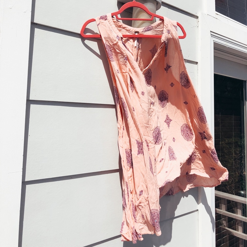 Free People Pink Top